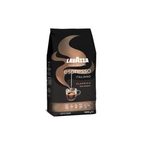 دانه قهوه اسپرسو لاوازا مشکی یک کیلویی Lavazza ا Lavazza Espresso Italiano Classico 1kg