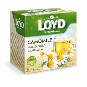 چای کیسه ای هرمی لوید LOYD مدل بابونه camomile پک 20 تایی