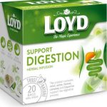 دمنوش کیسه ای هرمی لوید LOYD مدل مراقبت گوارش support digestion پک 20 تایی