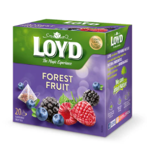 چای کیسه ای هرمی لوید LOYD مدل میوه جنگلی forest fruit پک 20 تایی